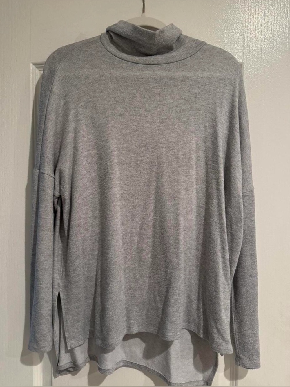 Women's Gray Turtleneck Lucky brand Sweater